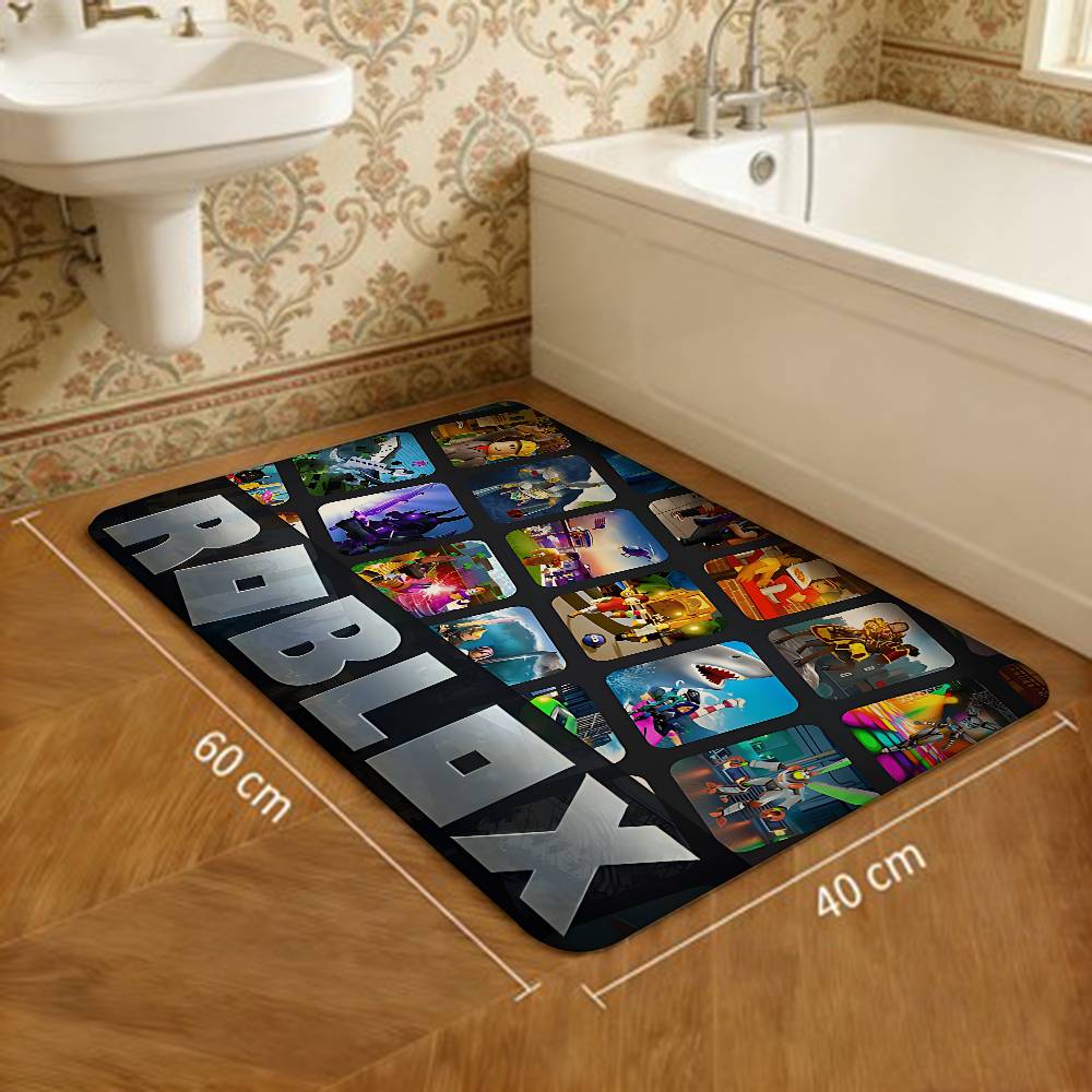 Hot Game-R-Robloxes Door Mat Nordic Style Bedroom Living Room Doormat Home Balcony Anti-Slip Alfombra