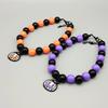 Collana con Perline per Animali Domestici di Halloween Testa di Zucca Collare per Gatto Cane Catena per Collo Regolabile per Cani Ornamento per Animali Domestici