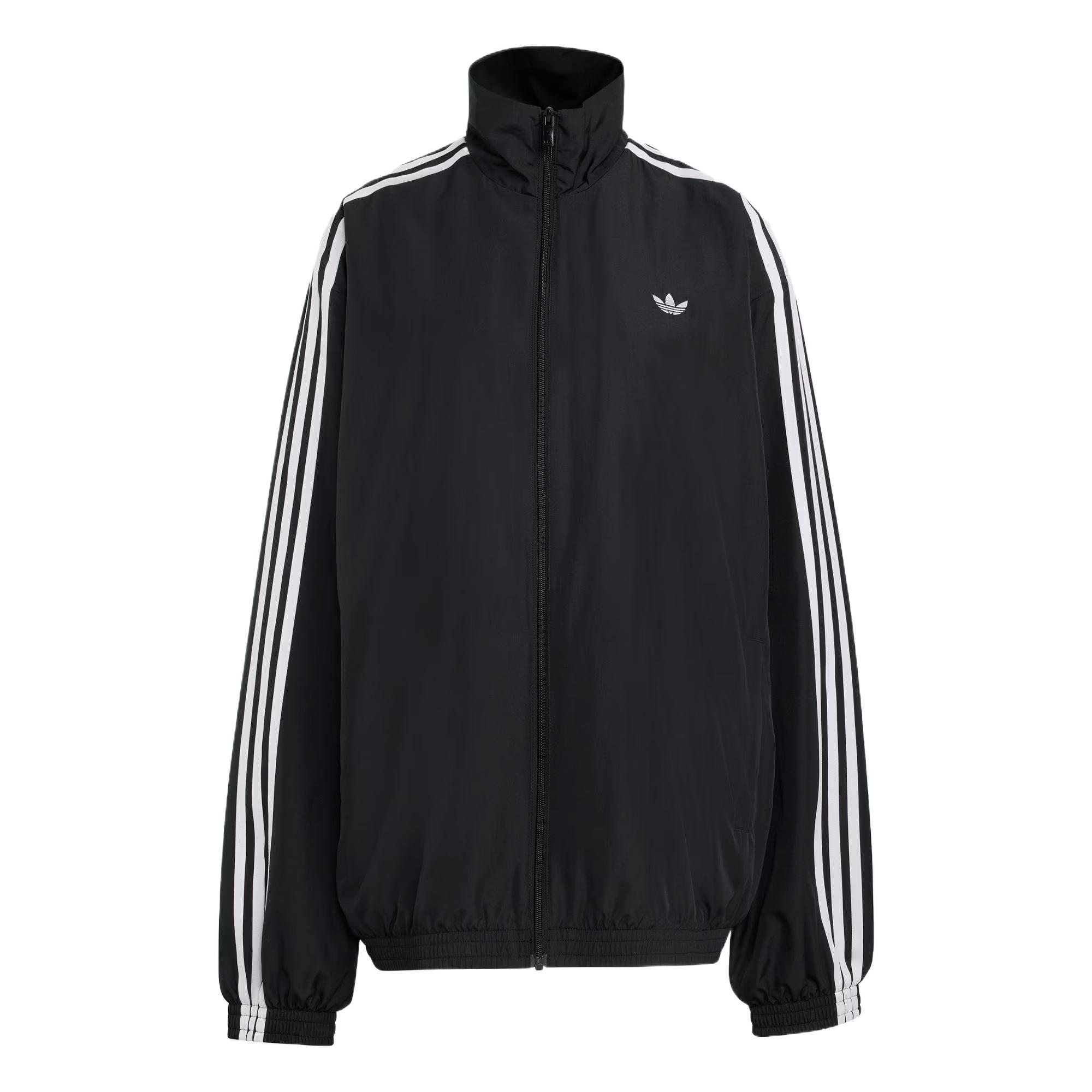 Adidas Firebird Adilenium Track Top Women Black White KD2894 XL