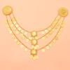 Multi Layer Alloy Coin Tassels Shoulder Chain Necklace Shoulder Accessory for Fashion Forward Women Seeking Unique Style