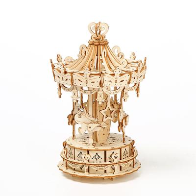 3D DIY Holz Puzzle Mechanische Riesenrad Trojaner Beliebte Spielzeug Montage Geschenk Modell Lernspiel Für Kinder Erwachsene