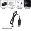 Universal 90 Degree USB 5V To for  24V 5.5x2.1mm 250mA Step Up Cable Power Boost Line For Router LED Strips Camera
