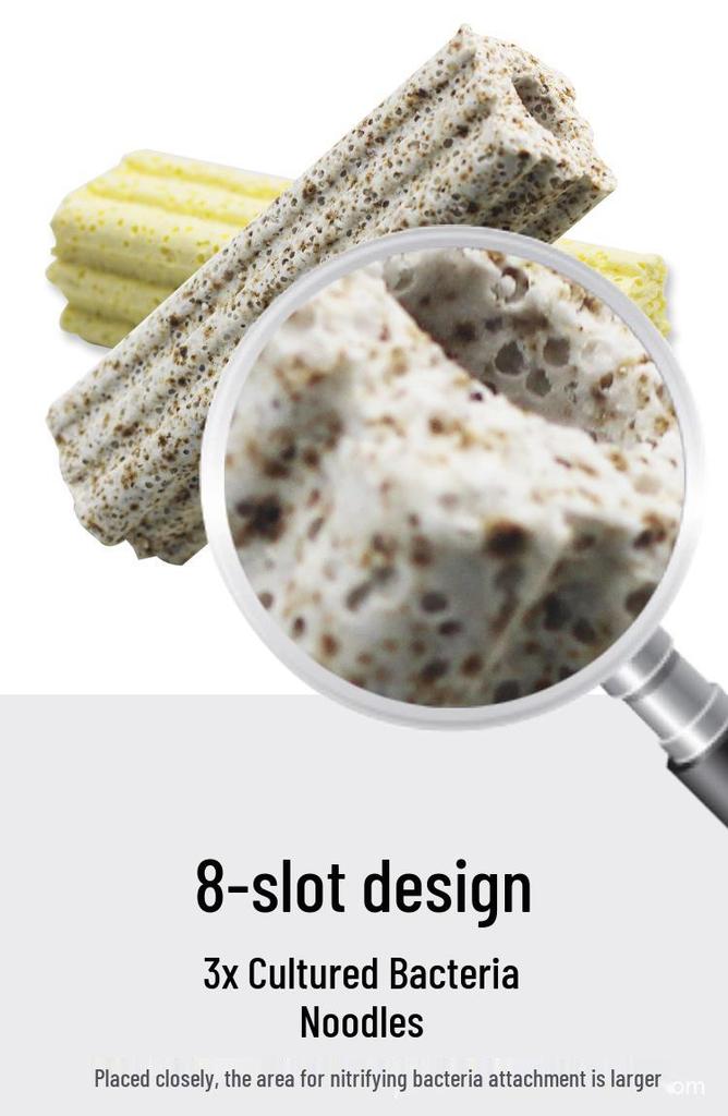 Nano Bacteria Ceramic Filter Ring - Aquarium & Fish Pond Water Purification Media.