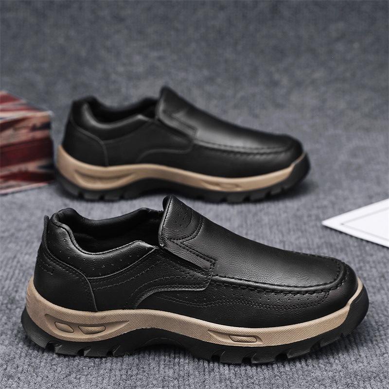 22 autumn new products comfortable British casual business leather shoes breathable non-slip board shoes 39