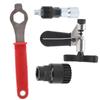 Bicycle Repair Tool Kit Hex Wrench Chain Breaker Bottom Bracket Crank Extractor Puller Maintenance SetBlack Bottom