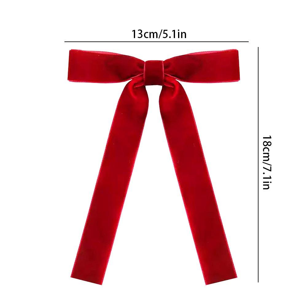 12/24 Pcs/set Velvet Velvet Ribbon Bow Red Wreath Bow New Christmas Tree Decoration  Christmas Gift