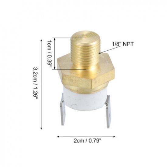 Universal Pack (1) Radiator Engine Cooling Fan Temperature Thermo Sensor 1/8''