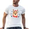 Cute Reindeer Christmas Sweater TShirt Lightweight Gym Training TShirt