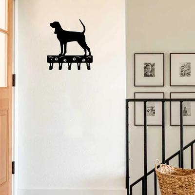 Schlüsselbrett & Hundeleinenhalter, Wand-Metallanhänger, Kunst – Heimdekoration für Küche, Badezimmer, Wohnzimmer – Eisenkunst-Dekoration