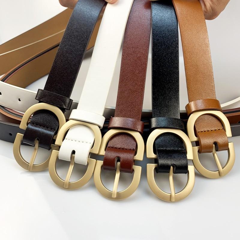 Versatile Ins Trendy Fashion Personalized Decoration Wide Thin Belt for Women Summer New Retro Belt for Women