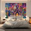 Stranger Things Sci-Fi Horror Retro 80s Design Tapestry Wall Hanging Banner Background Backdrops Living Room Bedroom Party Decor