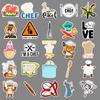 50 Chef Profession Graffiti Stickers Personalized Creative English Decorative Water Cup Suitcase Skateboard Stickers