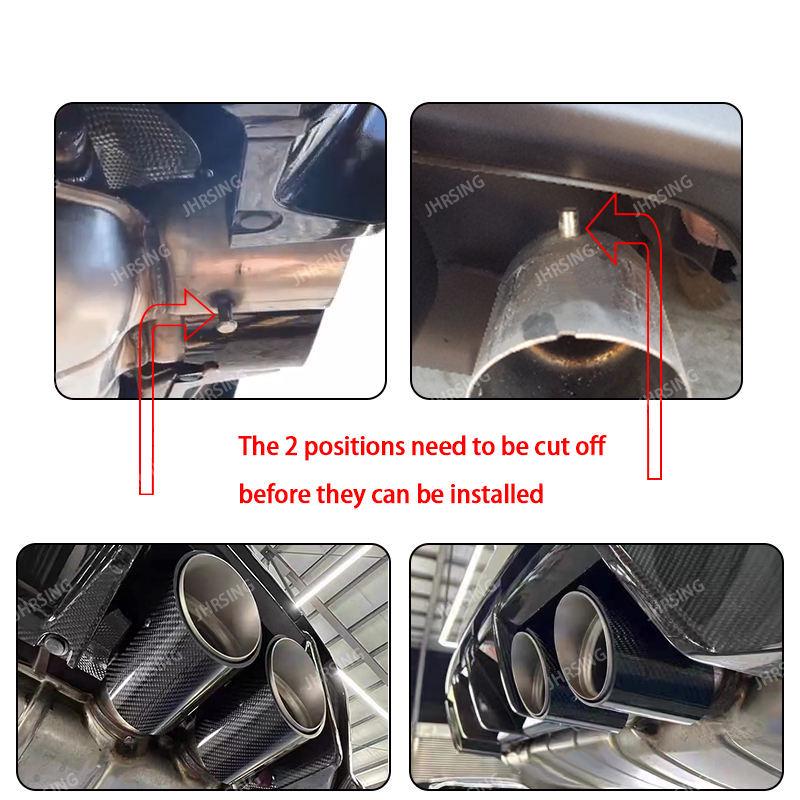 Hochleistungs-Endrohr aus Kohlefaser für BMW G80 M3/G82/G83 M4