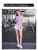 2025 Women's Spring Quick-Dry Sports Set: Short-Sleeve Running, Fitness, Morning Run & Yoga Apparel