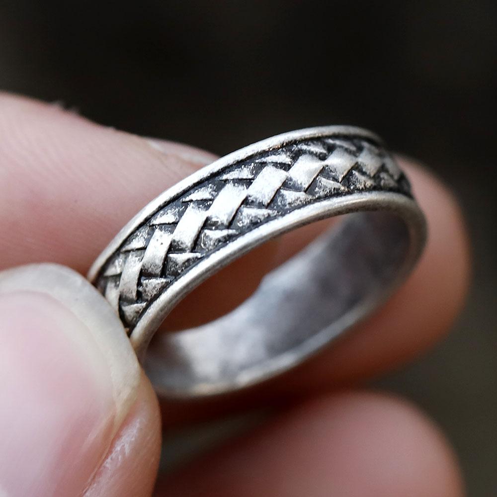 NEW 316L Stainless Steel Viking Ring for Men Simple Fashion Jewelry Gifts for Teens