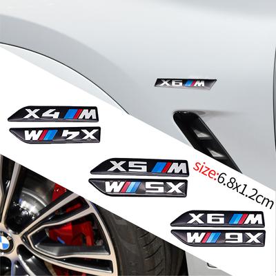ABS Car Side Door Logo Arrow Shape For M X3 X4 X5 X6 F48 G01 E84 E83 F39 F10 F30 G11 G07 G86 G80 E60 E46 Badge Accessories