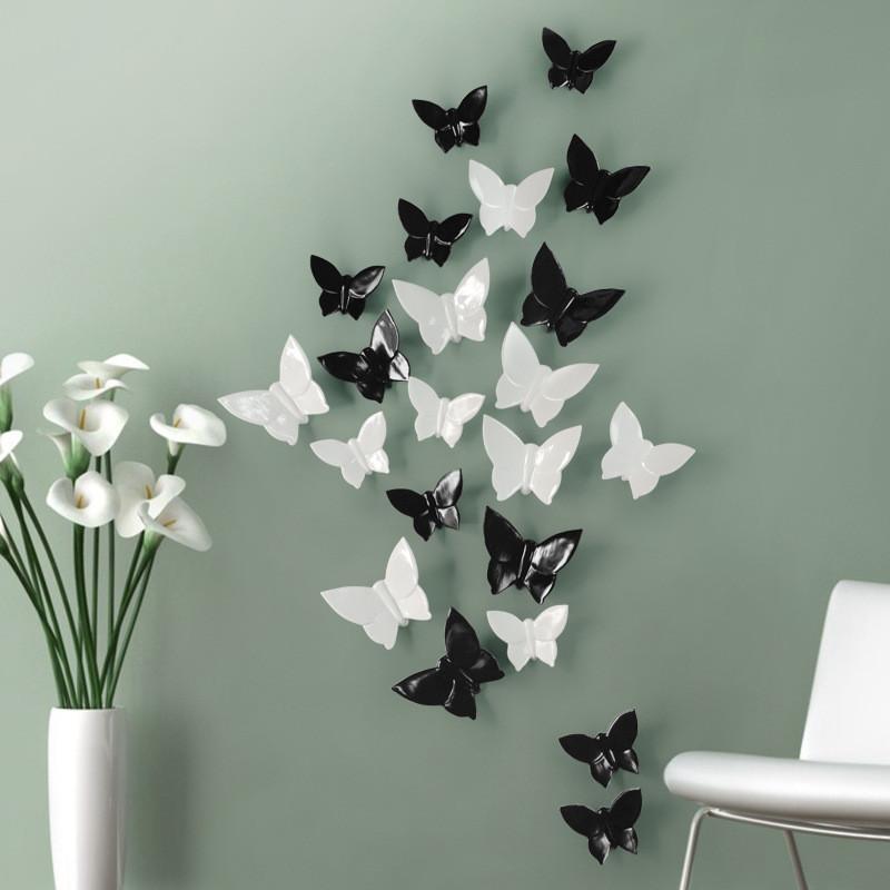 Modern Resin Minimalist Butterfly Wall Decor Living Room And Bedroom Wall Art