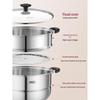 ASD 28CM Multi-Function Stainless Steel Steamer