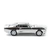 Genesis Company POP RACE Shelby Mustang GT500 Silver Chrome Finished Model PR640312 1/64