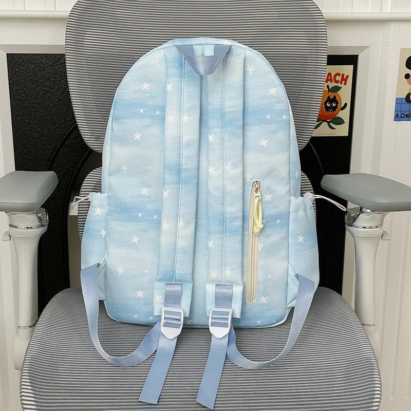 Schoolbag New High-value Student Schoolbag Small Fresh College Wind Mori Star Pattern Backpack Girls Sweet Backpack