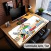 Custom Name Text Big Mouse Pad,Asterix & Obelix Soft Non Slip Extended Desk Mat For Home Office