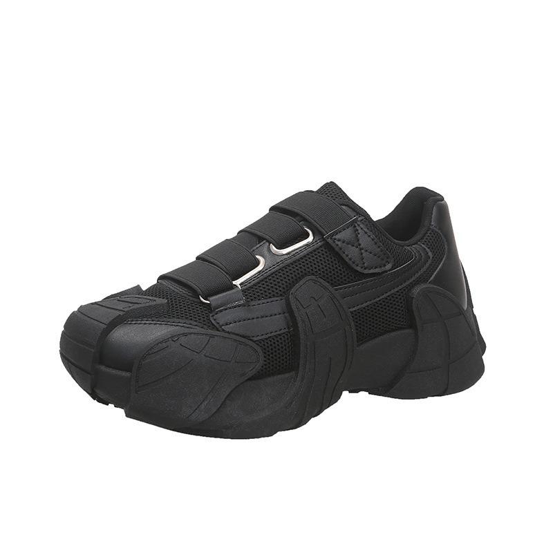 Velcro new platform shoes women's fashion versatile lightweight casual sports shoes show feet small running shoes