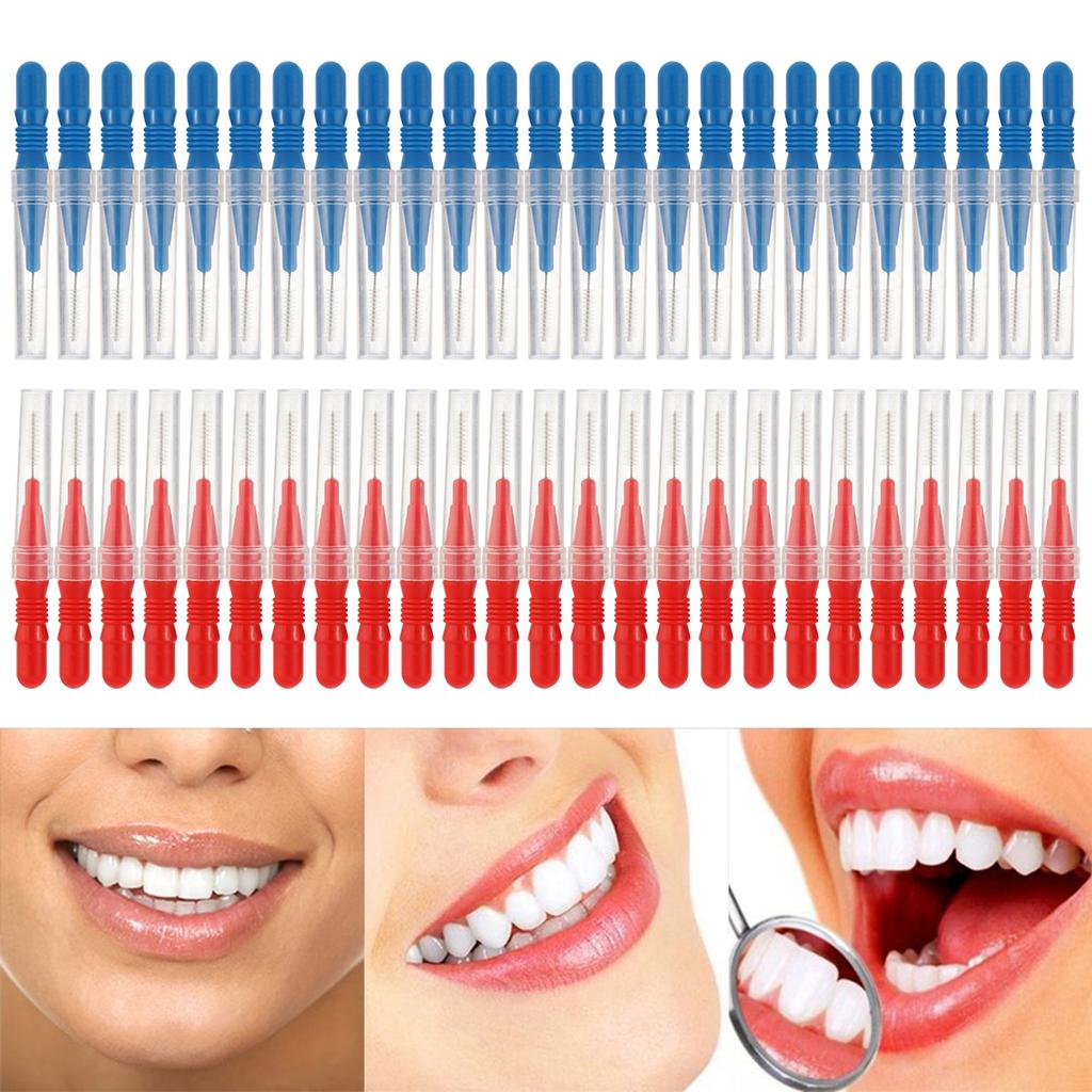 2mm Interdental Brush Dental al Brush thodontic Brush Gum Massager Teeth Cleaner al Hygiene Tool Dental