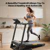 Formill Walking Treadmill FT61 LED Display Remote Control Compact Walking Pad Home Office Use Treadmill with Incline
