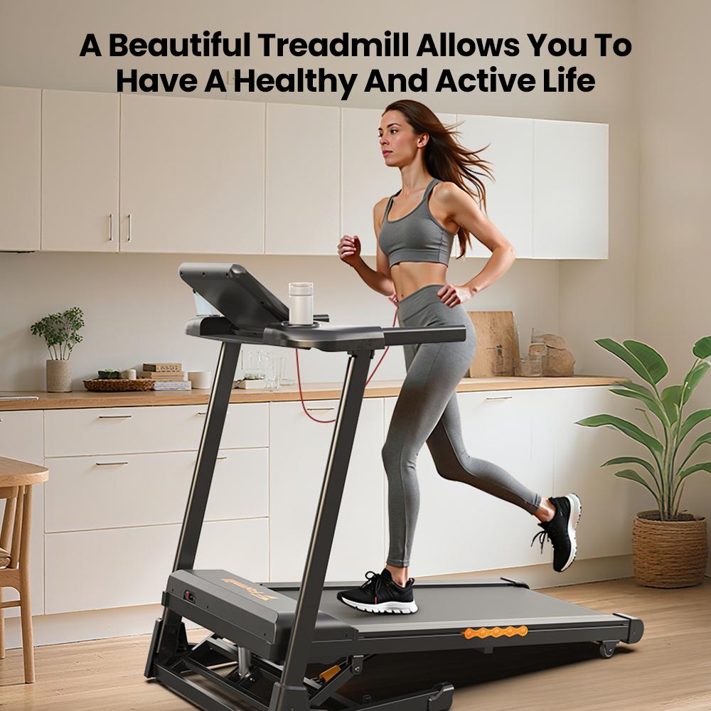 Formill Walking Treadmill FT61 LED Display Remote Control Compact Walking Pad Home Office Use Treadmill with Incline