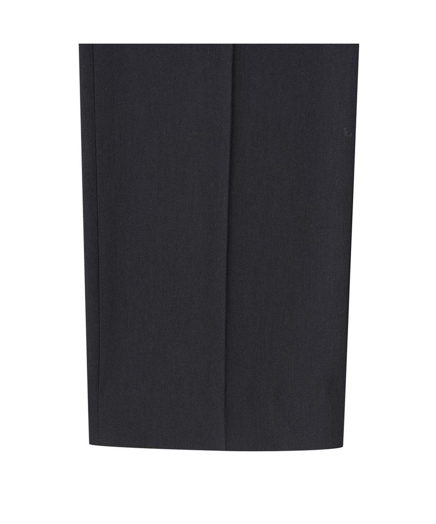 Keoseuuteommellou Black Slim Fit Setup Pants Cwpam25404Bkx