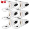 3/30pcs Plastic Clothes Pins Non-slip Anti-Rust Springs Heavy Duty Windproof Clothespins Household Bedroom Towel Peg Clamps