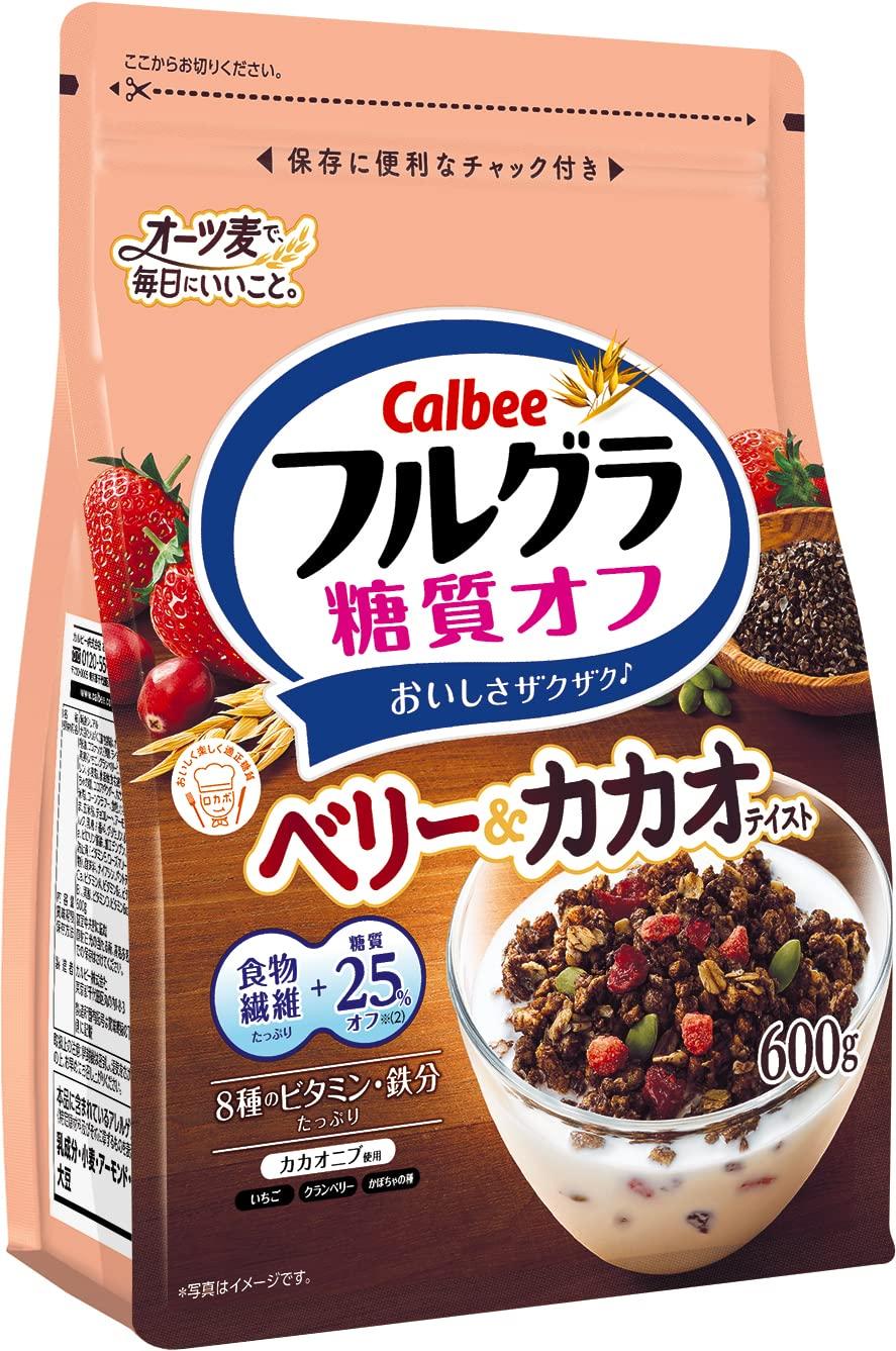 

Calbee Frugra low sugar berry cacao taste 600g x 6 bags [Frugra] &