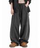 GRAYBLVD Laban Washed Curved Pants (Charcoal)