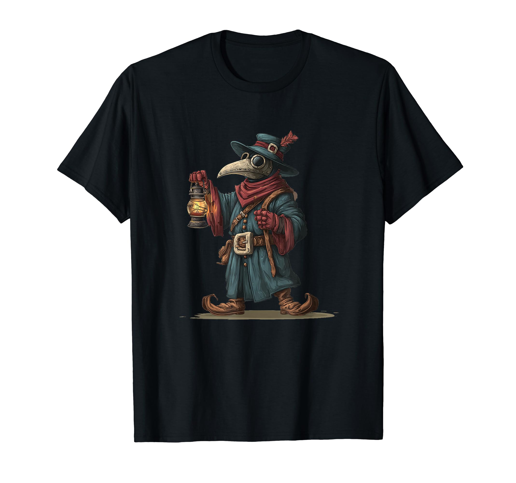 Nice Mask Doctor Costume Plague Doctor or Medieval Lover T-Shirt