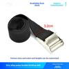Black Zinc Alloy Buckle Strap for Cargo Luggage with Polypropylene Tightening Wire