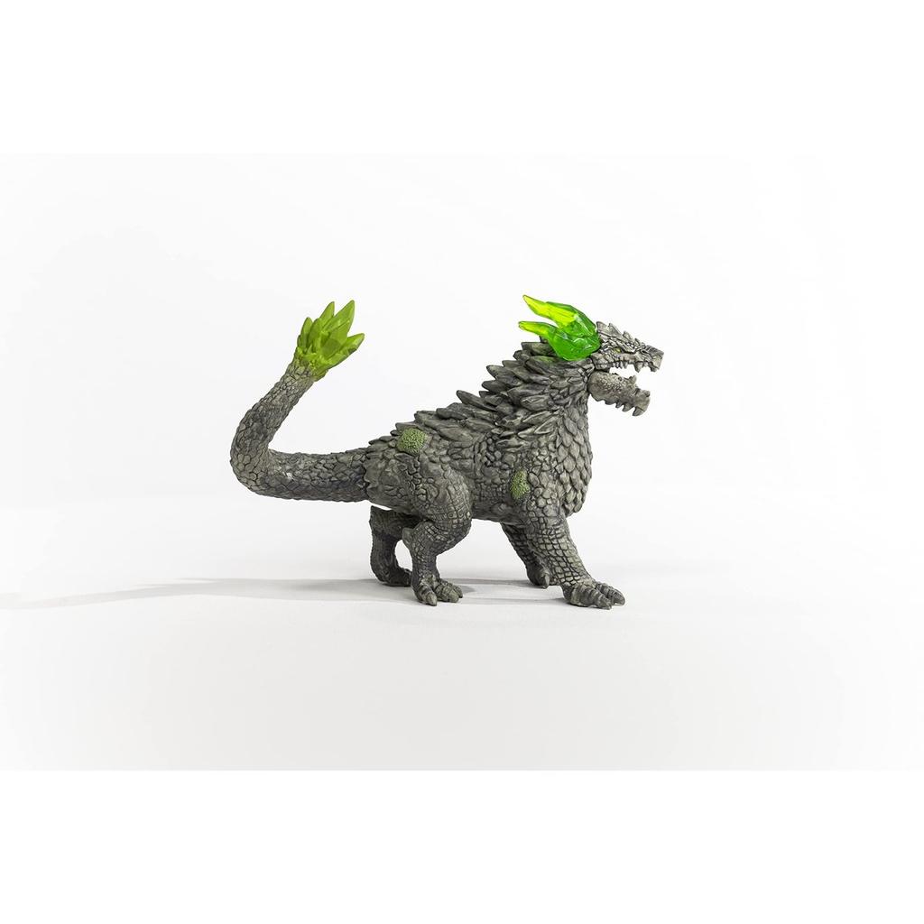 SCHLEICH Eldrador Stein-Drache Spielzeugfigur 70149, Realistische Monster-Actionfigur für Kinder ab 6 Jahren