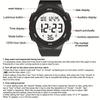 Women Watch LED Definition Display Waterproof Multi-Function Electronic Digital Watches