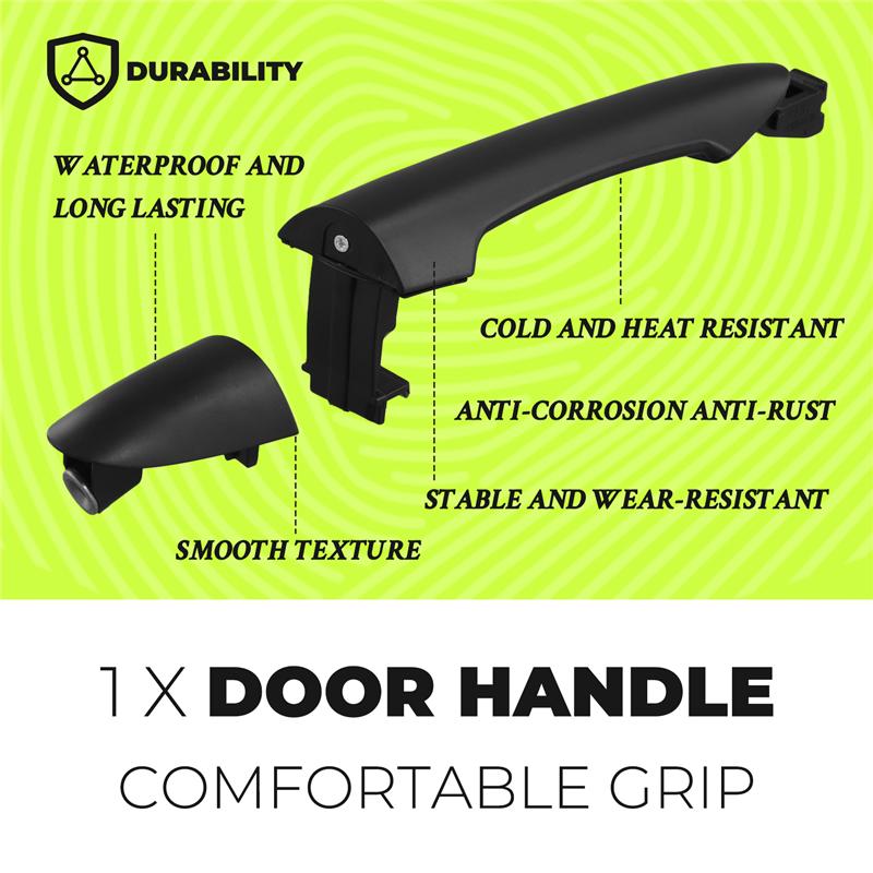 For Kia Picanto 2011-2016 Rear Exterior Door Handle Outside Handle Assembly 83661-1Y000 Rear Right