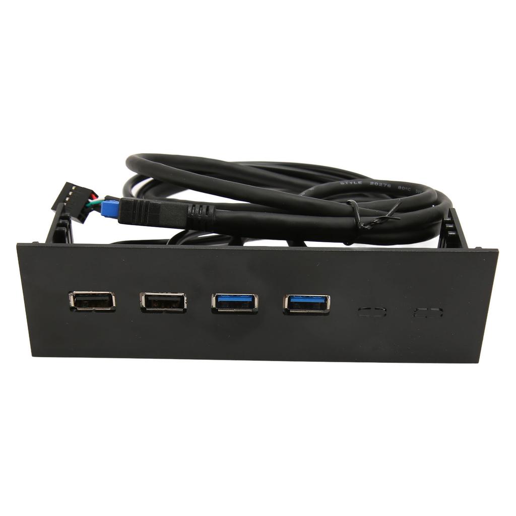 USB Front Panel 2 USB2.0 2 USB3.0 High Speed Transmission 5.25in Computer Expansion Board 4 Ports
