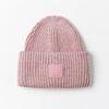 Classic Smiley Face Wool Knit Hat - Thickened, Unisex, European & American Style