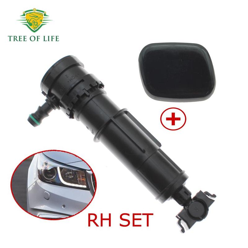 For Kia Carnival Sedona 2015 2016 2017 2018 (LH&RH) Front Headlight Headlamp Washer Sprayer Nozzle Jet Cover Cap High-quality