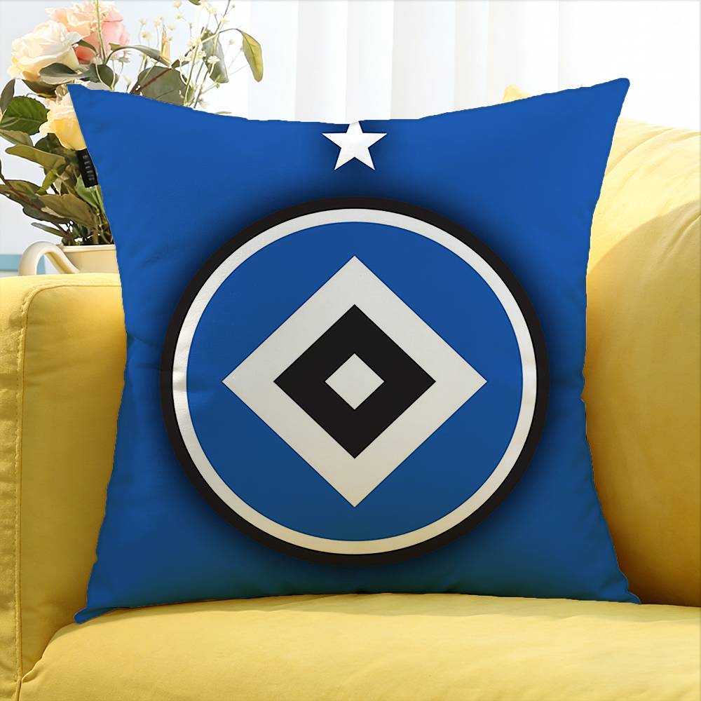 H-Hamburger SV HSV Various Sizes Square Pillow Case For Car Home Bedchamber Decor