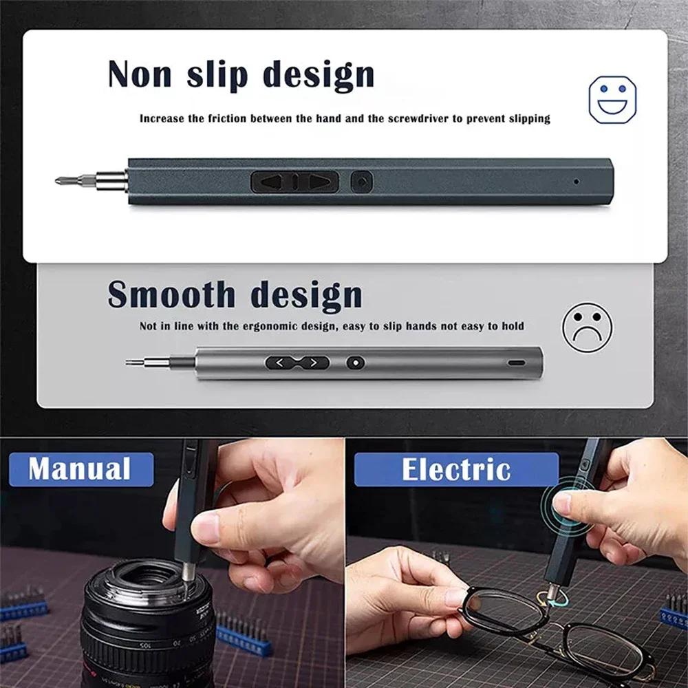 Multi-Function Electric Screwdriver Set - High Torque, Charging Type, Complete Tools for Maintenance Professionals