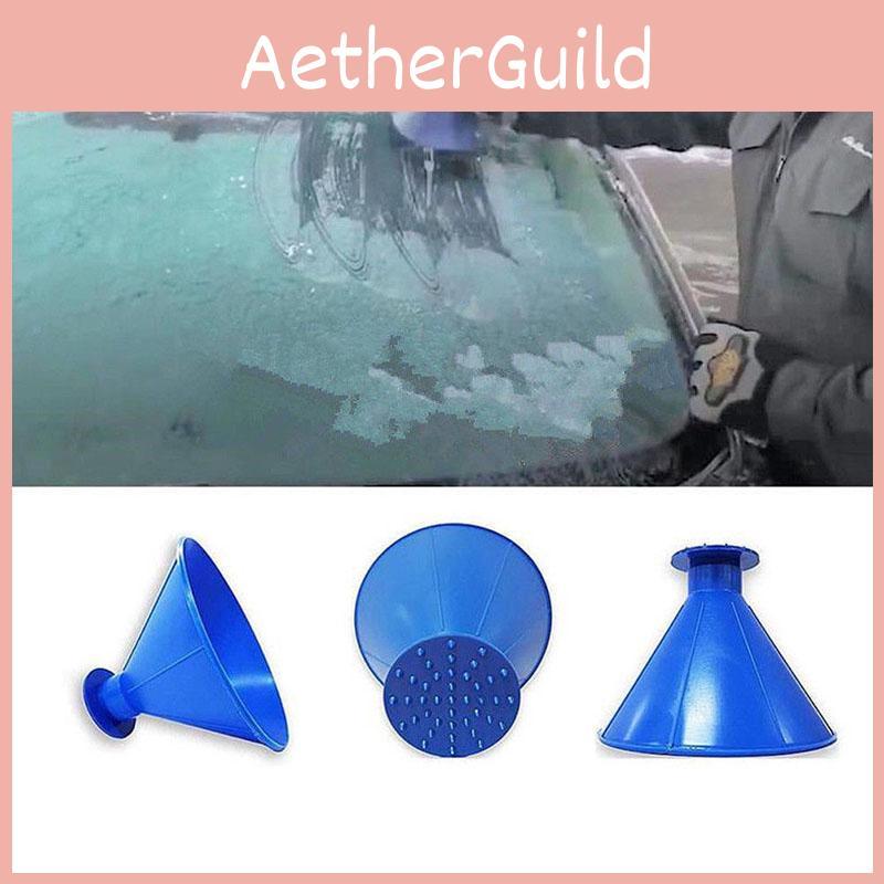 Comfortable Grip Cone Shaped Car Windshield Ice Scraper Tool For Easy Use