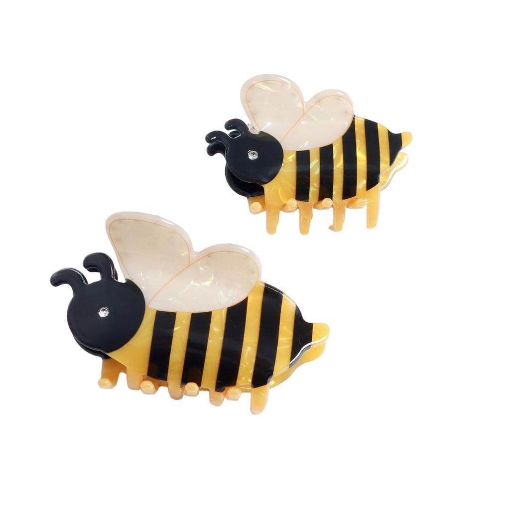 Hair Claw Clip Princess Theme Hair Claw Clamp Lovely Bee Hair Catch Barrettes Strong Hold Hairpin for Girls