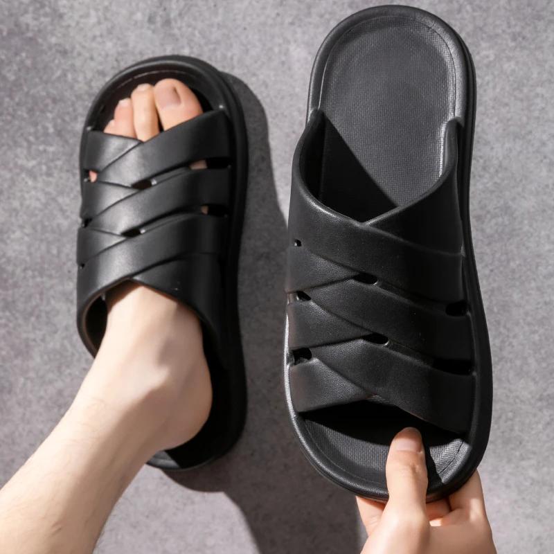Fashion High Quality Summer Slippers For Women Beach Sandals Bathroom Non-Slip Slides Men Women Slippers Indoor House Shoes Female