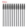 A34R 500Pcs New Makeup Brush Synthetic Fiber Disposable Eyelash Brush Mascara Applicator Stick Brush Makeup Tools