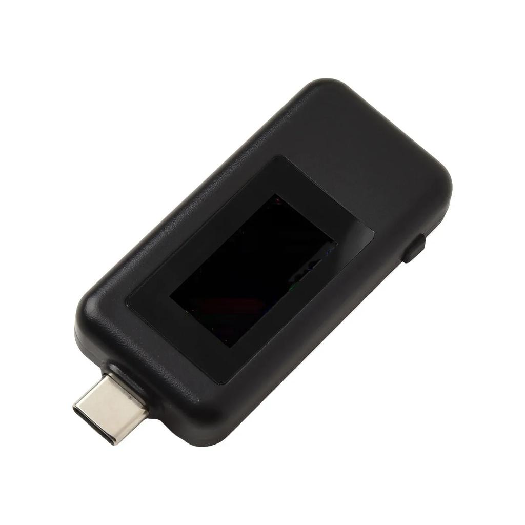 Digital Voltage Tester Multimeter with Color Display for Type C Connections Accurate Measurement of Voltage Current and Power