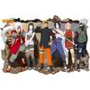 Japanese anime Naruto wall sticker comic wallpaper 3D three-dimensional adhesive wall sticker water resistant decorative painting