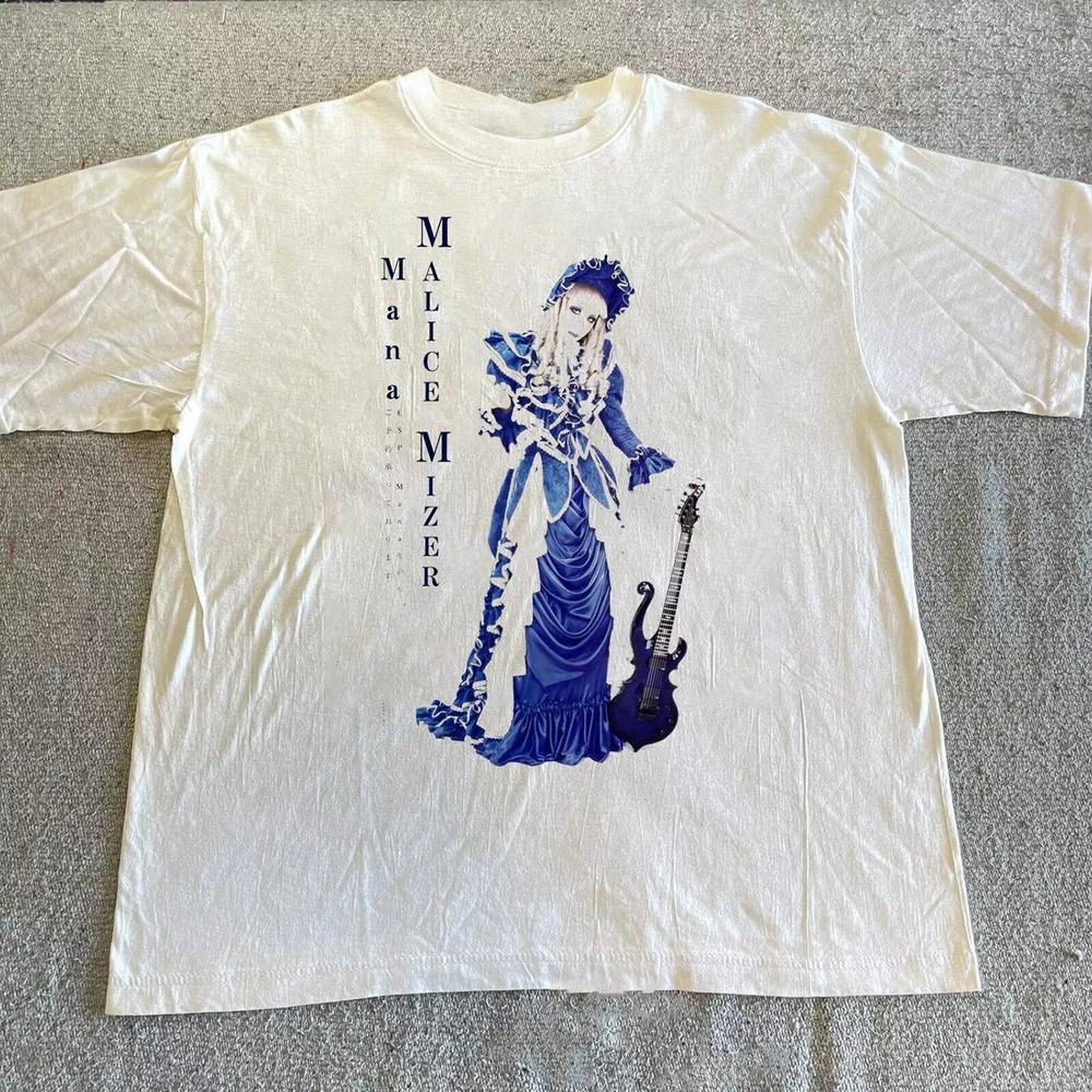 

MALICE MIZER Band and Guitar Short Sleeve Full Size Unisex T-shirt EN278 Unisex T-Shirt XXXXL